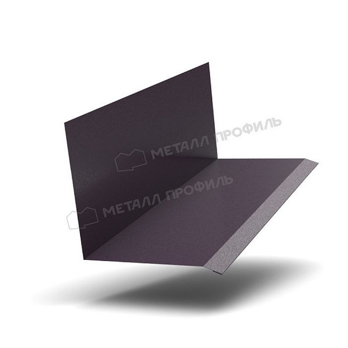 Купить планка примыкания верхняя к стене fastclick valori 0,5 мм (150*135) (2м) темно-фиолетовый