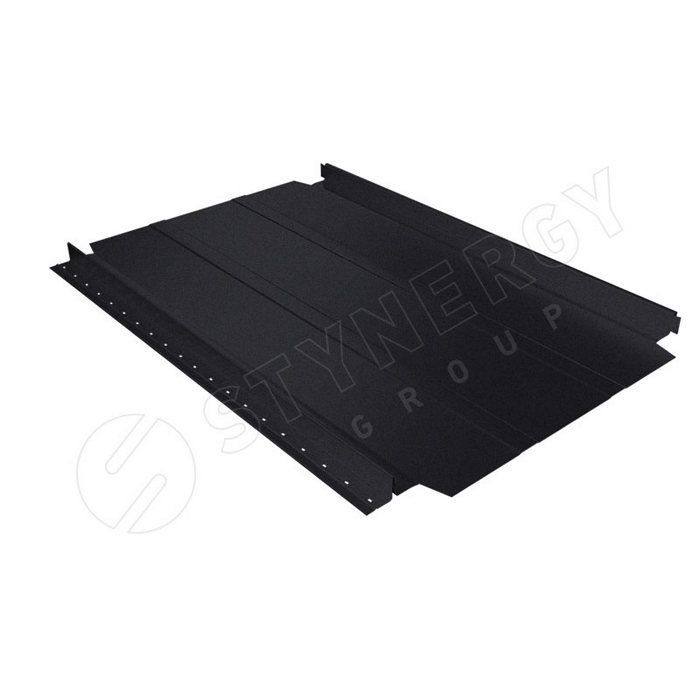 Купить кликфальц стинержи смарт про широкое ребро жесткости corundum mat 0,5мм черный темный