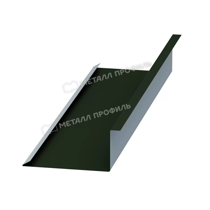 Купить планка металлпрофиль примыкания нижняя viking mp 0,45 мм 122х250 (2м) 		