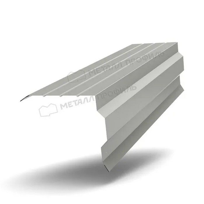 Купить планка торцевая металлпрофиль pe 0,45 мм (95*115) ral 1014 (2м) серо-белый