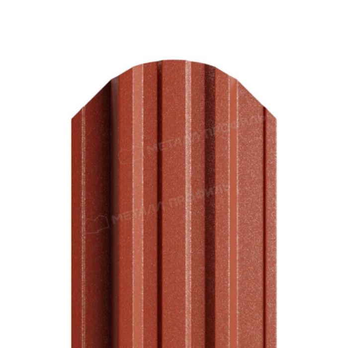 Купить штакетник металлпрофиль trapeze-o 16,5х118 norman 0.5 мм коричневая медь