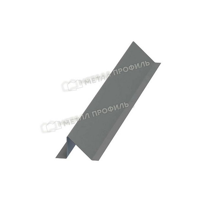Купить планка снегозадержателя металлпрофиль pe 0,45 мм 95х65  ral 1014 (2м) белый алюминий