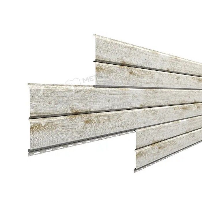 Купить металлосайдинг lбрус xl в ecosteel матовый (14*335) 0,5 мм  