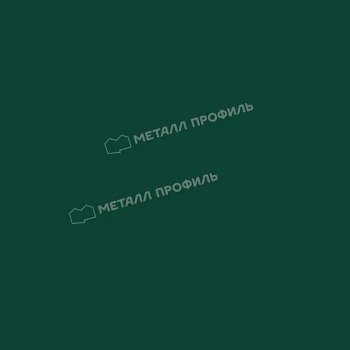 Купить планка завершающая 65х3000 pe   0.45 мм зеленый мох