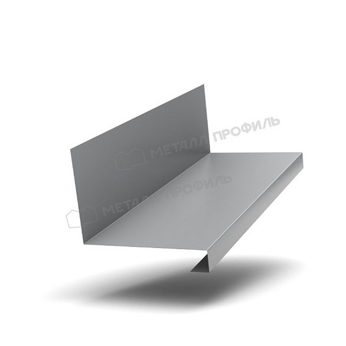Купить планка примыкания нижняя к трубе fastclick norman 0,5 мм (150*200) (2м) серый