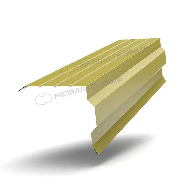 Купить планка торцевая металлпрофиль pe 0,45 мм (95*115) ral 1014 (2м) желтый цинк 