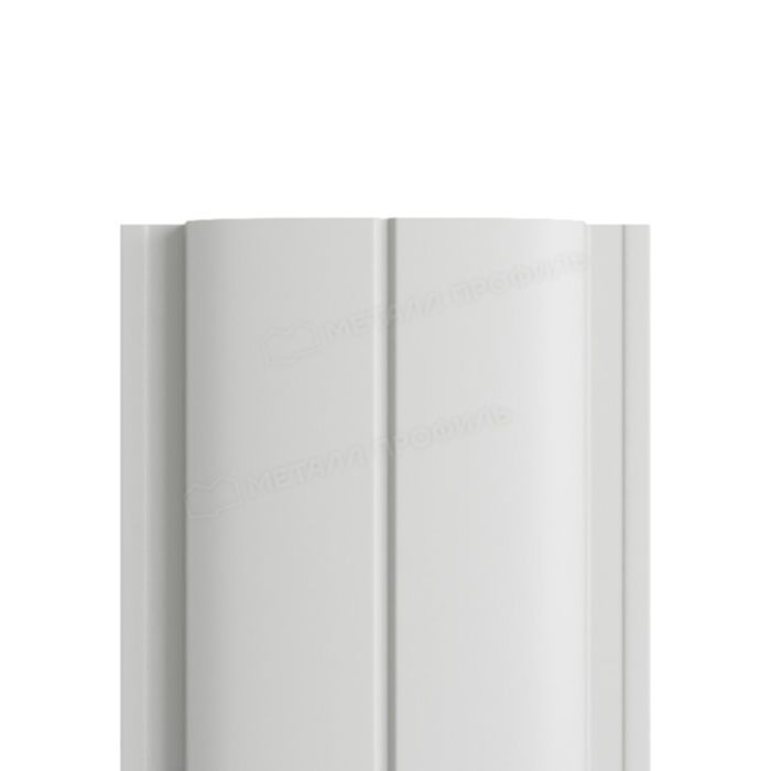 Купить штакетник металлпрофиль ellipse-t 19х126 pe 0.45 мм чистый белый