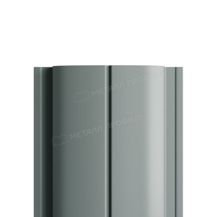 Купить штакетник металлпрофиль ellipse-t 19х126 pe 0.45 мм мышиный