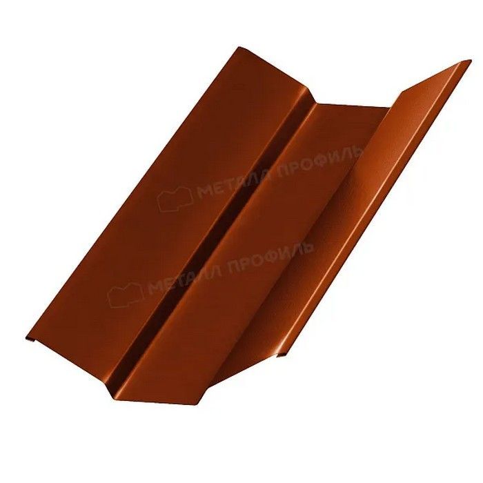 Купить планка металлпрофиль ендовы agneta copper 0.5 мм (2м)