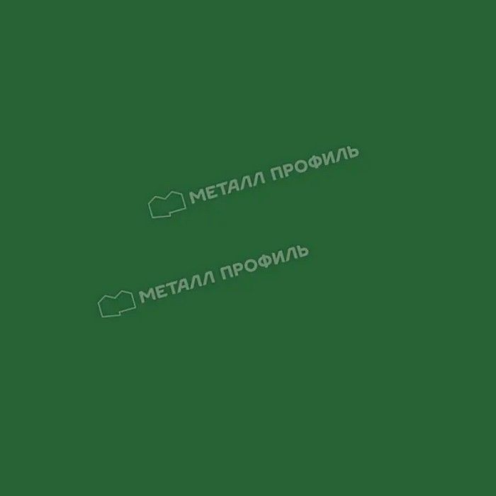 Купить планка завершающая 65х3000 pe   0.45 мм зеленый лист