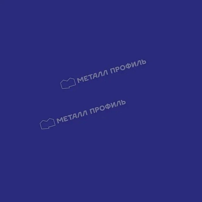 Купить планка завершающая 65х3000 pe   0.45 мм ультрамарин