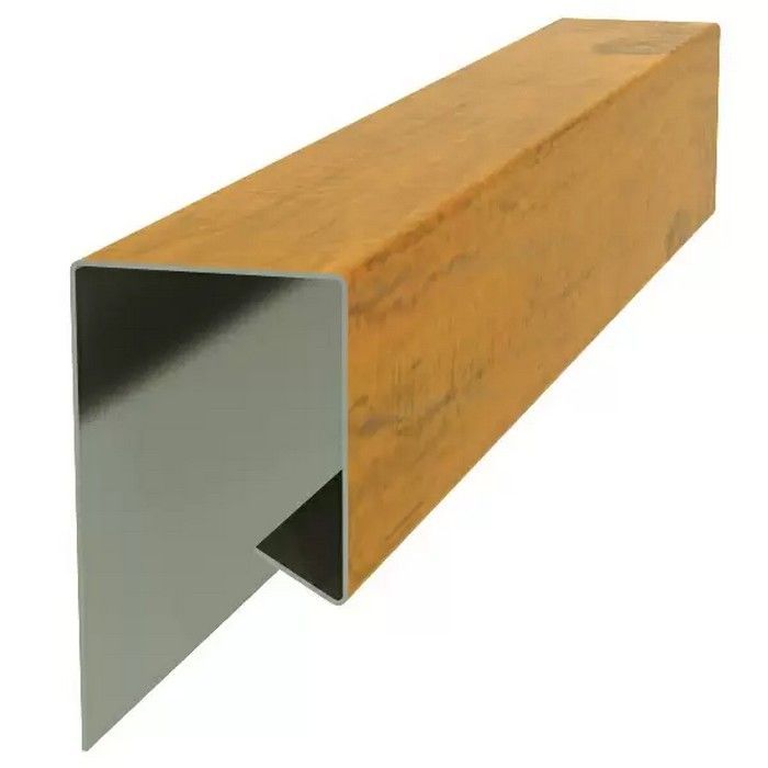 Планка Металлпрофиль завершающая сложная Ecosteel 0.5 мм 30х25 (3м) Купить планка металлпрофиль завершающая сложная ecosteel 0.5 мм 30х25 (3м)
