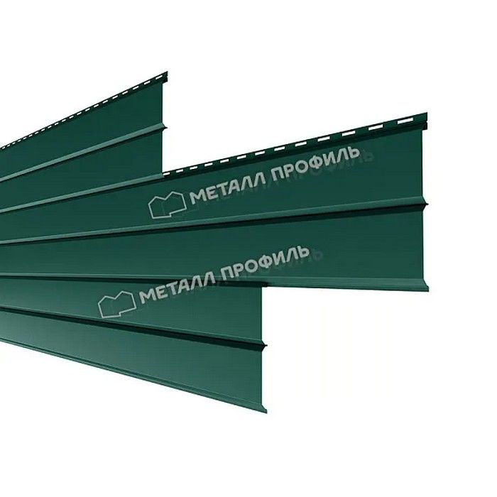 Купить металлический сайдинг металлпрофиль l-брус xl (14*335) norman 0,5 мм зеленый мох