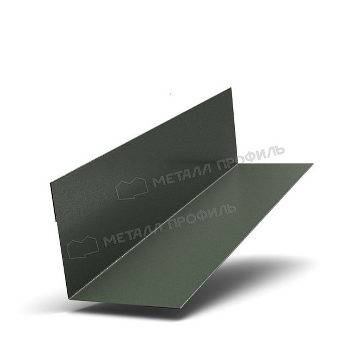Купить планка металлпрофиль угла внутреннего viking mp-e 0,5 мм (115*115) (2м) бутылочно-зеленый