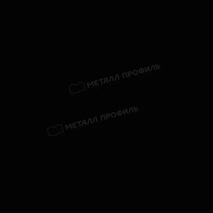 Купить планка металлпрофиль капельник purman 0,5 мм 79х55 (2м) черный темный