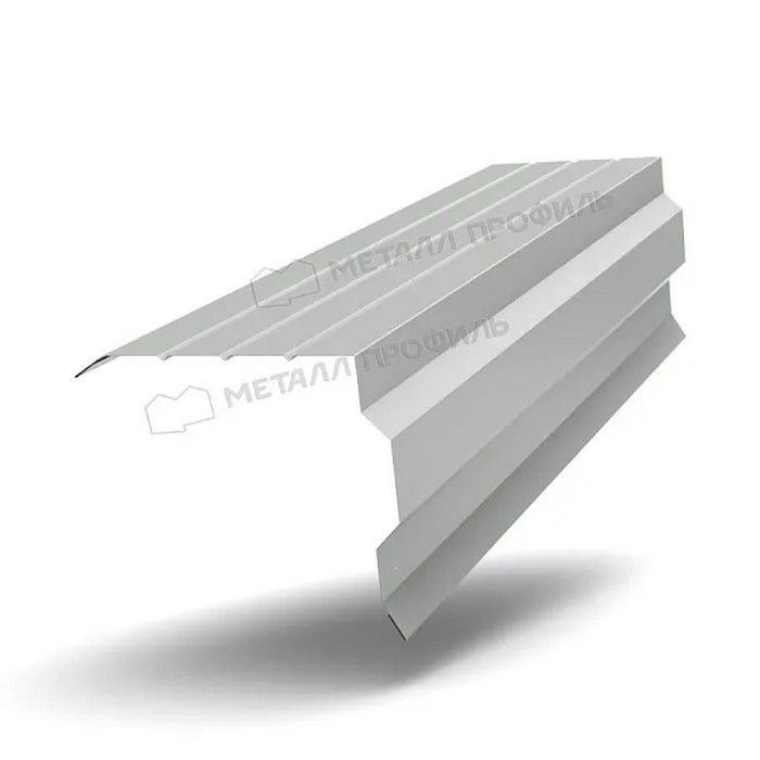 Купить планка торцевая металлпрофиль pe 0,45 мм (95*115) ral 1014 (2м) белый