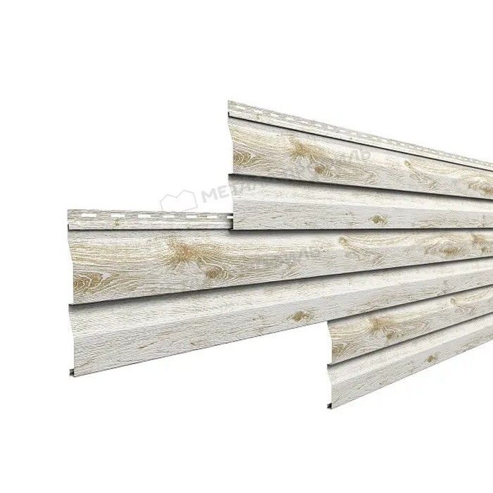 Купить металлический сайдинг металлпрофиль корабельный брус ecosteel матовый (14*226) 0,5 мм  