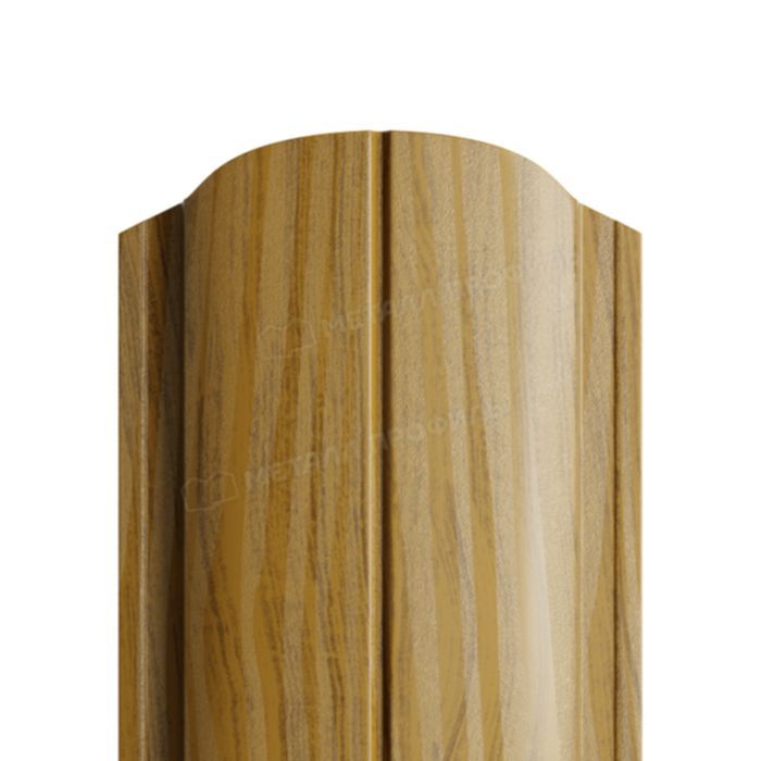 Купить штакетник металлпрофиль ellipse-o 19х126 ecosteel 0.5 мм