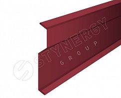 Купить планка примыкания внакладку 10х22х20х42х10 corundum mat 0,5 мм ст (2м)
