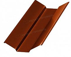 Купить планка металлпрофиль ендовы agneta copper 0.5 мм (2м)