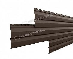 Купить металлический сайдинг металлпрофиль корабельный брус viking mp (14*226) 0,45 мм 
