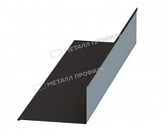 Купить планка металлпрофиль примыкания нижняя viking mp e 0,5 мм 122х250 (2м) 		