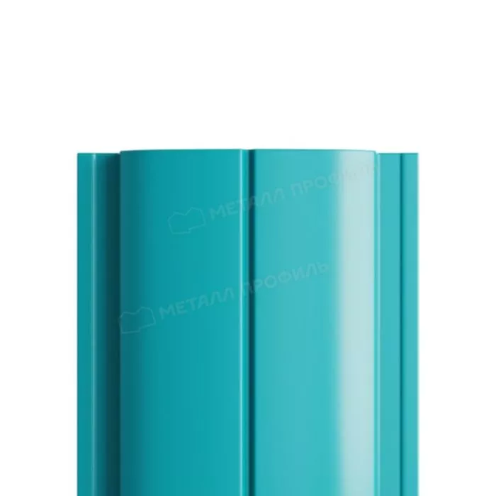 Купить штакетник металлпрофиль ellipse-t 19х126 pe 0.45 мм синяя вода