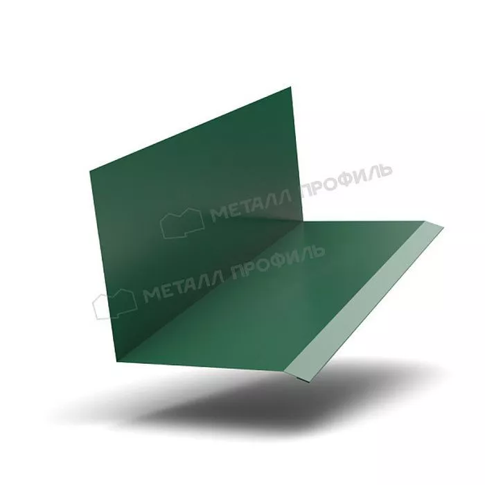 Купить планка примыкания верхняя к стене fastclick viking mp 0,45 мм (150*135) (2м) зеленый мох