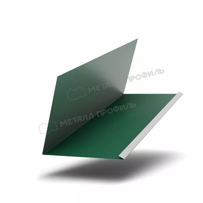 Купить планка примыкания верхняя к трубе fastclick viking mp 0,45 мм (250*240) (2м) зеленый мох