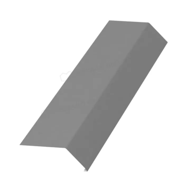 Купить планка металлпрофиль карнизная norman 0,5 мм 100х69 (2м) серый