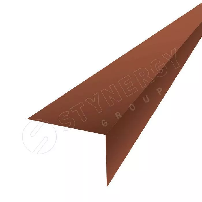 Купить планка околооконная простая для смарт фальц про 250х150 graphite45 (3м) коричневая медь