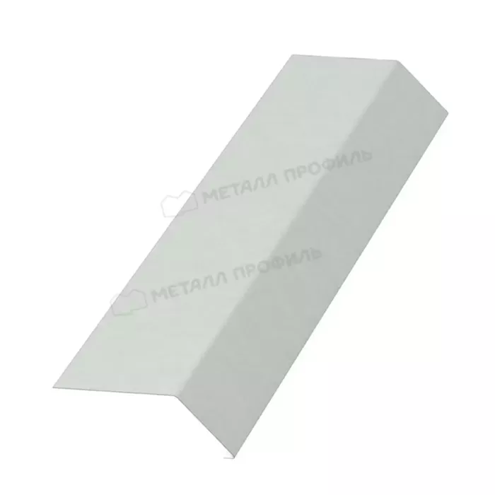 Купить планка металлпрофиль карнизная norman 0,5 мм 100х69 (2м) серо-белый