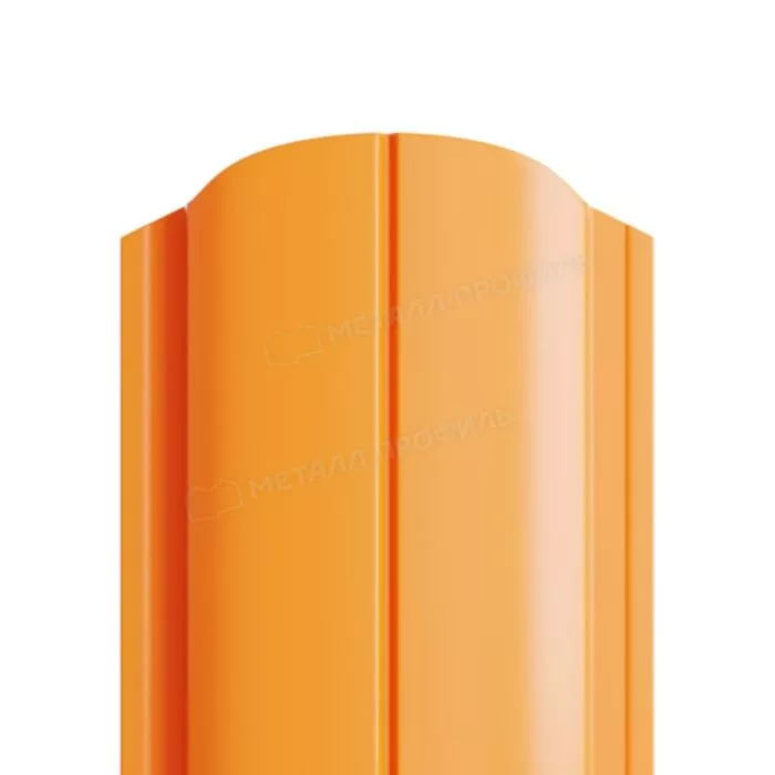 Купить штакетник металлпрофиль ellipse-o 19х126 norman 0.5 мм чистый оранжевый