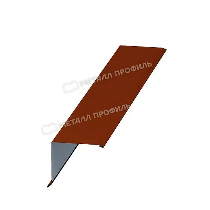 Купить планка металлпрофиль торцевая agneta 0.5 мм copper (2м) медный