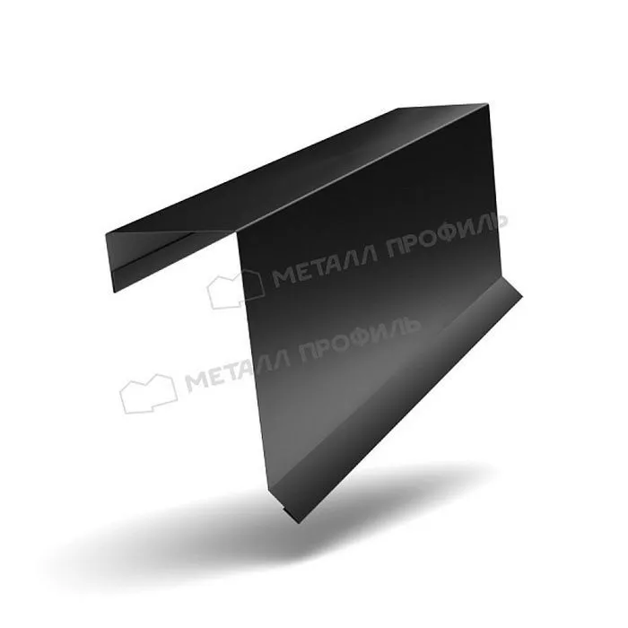 Купить планка торцевая кровельная fastclick viking mp-e 0,5 мм (65*130) (2м) черный темный