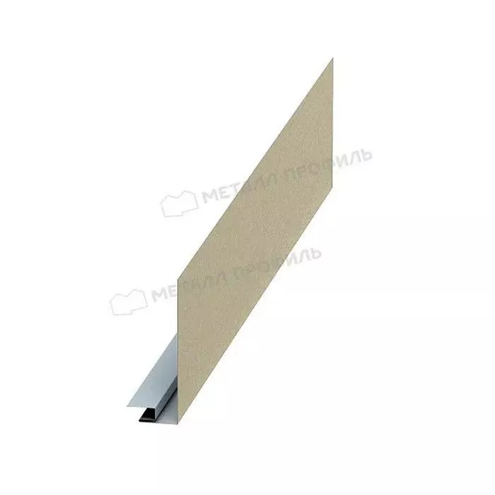 Купить планка металлпрофиль карнизного свеса сложная ecosteel 0.5 мм 185х50 (2м)