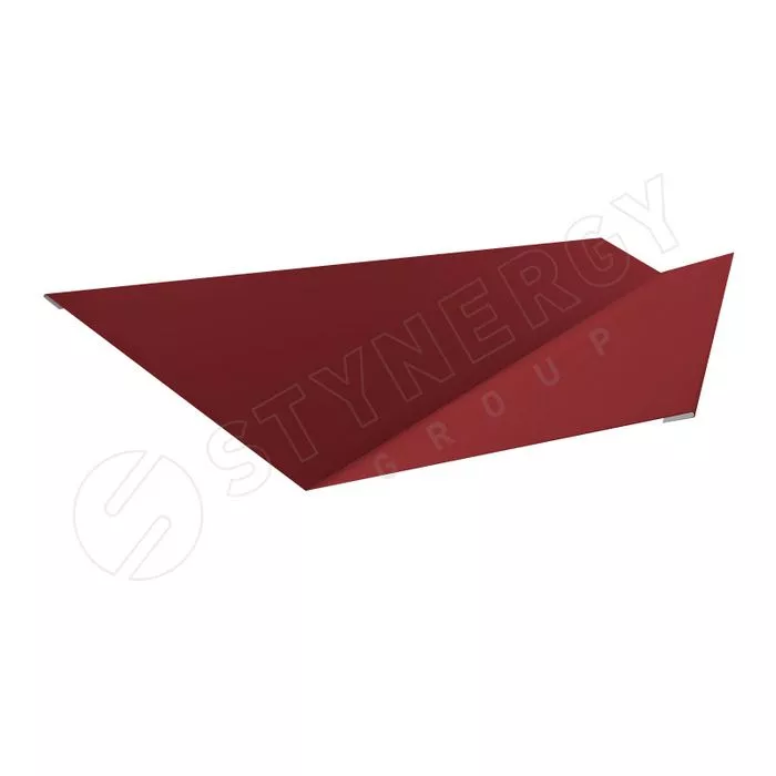 Купить планка ендова стинержи верхняя pe 0,4 мм 145x145 (2м)	 коричнево-красный