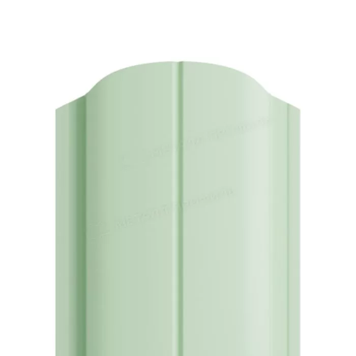 Купить штакетник металлпрофиль ellipse-o 19х126 norman 0.5 мм зеленая пастель