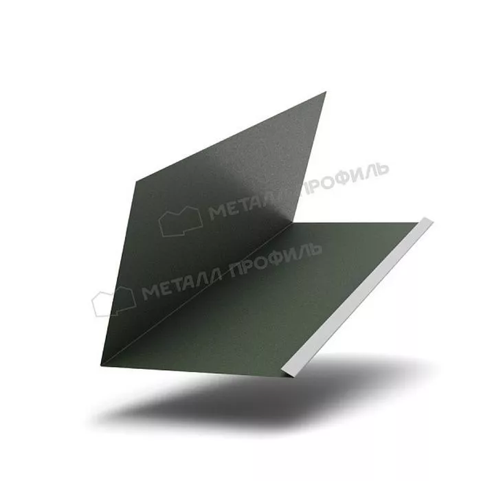 Купить планка примыкания верхняя к трубе fastclick viking mp 0,45 мм (250*240) (2м) бутылочно-зеленый