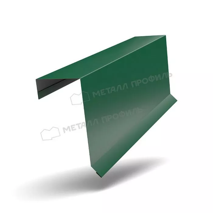 Купить планка торцевая кровельная fastclick viking mp-e 0,5 мм (65*130) (2м) зеленый мох