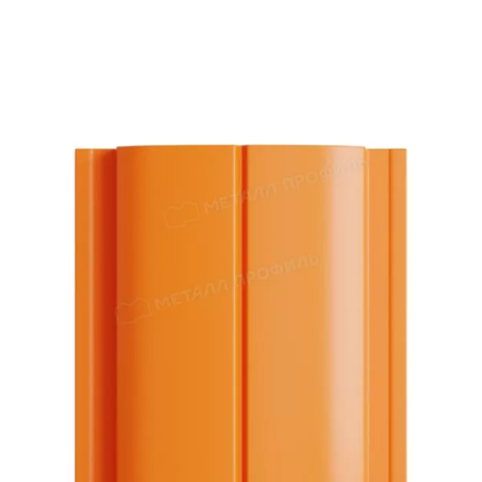 Купить штакетник металлпрофиль ellipse-t 19х126 norman 0.5 мм чистый оранжевый