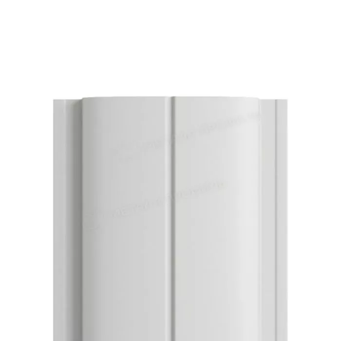 Купить штакетник металлпрофиль ellipse-t 19х126 pe 0.45 мм чистый белый