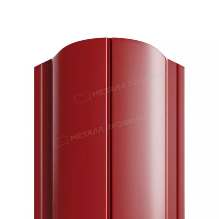 Купить штакетник металлпрофиль ellipse-o 19х126 norman 0.5 мм коричнево-красный