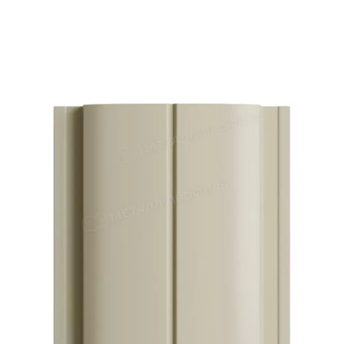Купить штакетник металлпрофиль ellipse-t 19х126 pe 0.45 мм бежевый жемчуг