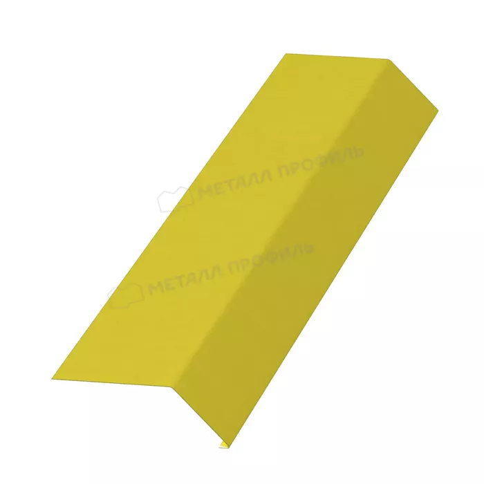 Купить планка металлпрофиль карнизная norman 0,5 мм 100х69 (2м) желтый цинк 