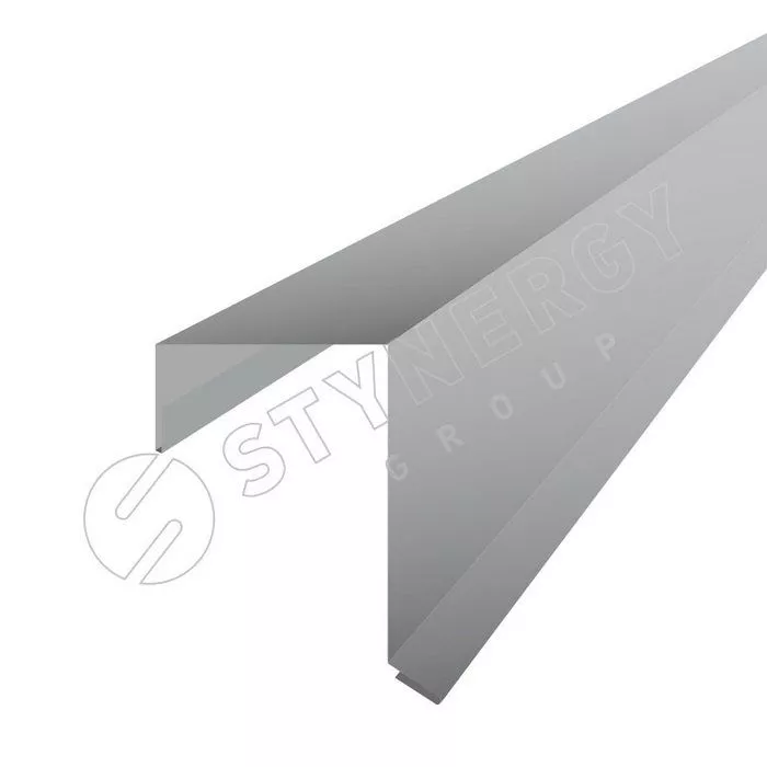 Купить планка торцевая кровельная для смарт фальц про corundum mat 0,5мм (2м) серый