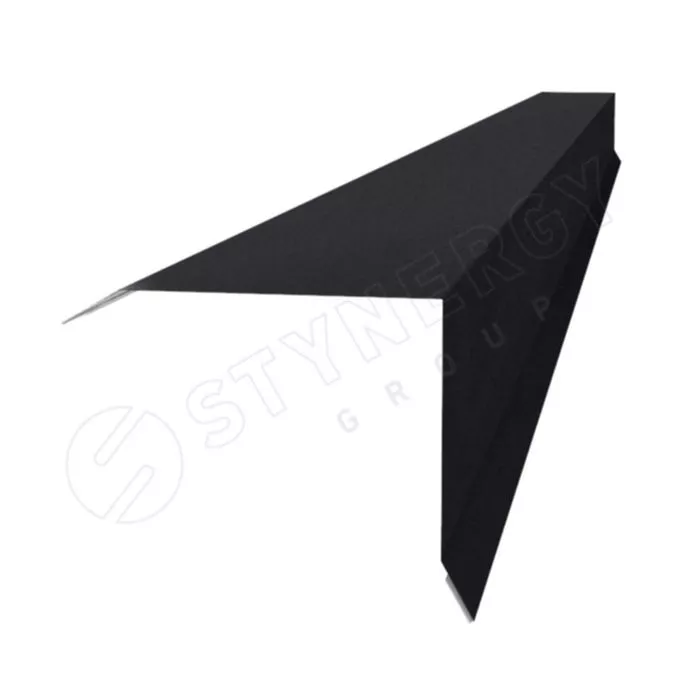 Купить планка торцевая стинержи corundum матовый 0,5 мм 135х145 (2м) 			 черный темный