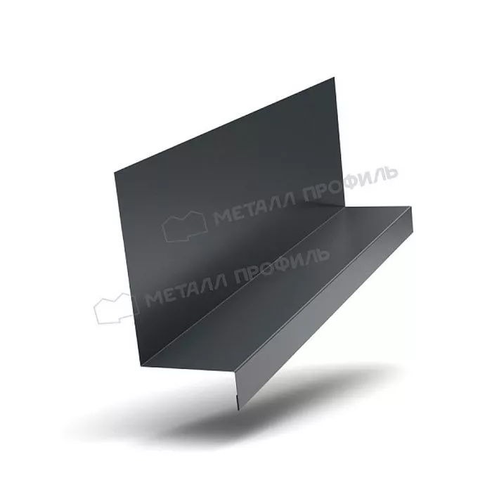 Купить планка примыкания боковая fastclick viking mp 0,45 мм (150*65) (2м) мокрый асфальт 