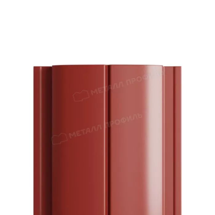 Купить штакетник металлпрофиль ellipse-t 19х126 pe 0.45 мм красная окись