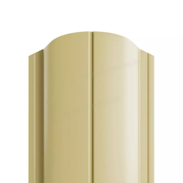 Купить штакетник металлпрофиль ellipse-o 19х126 norman 0.5 мм слоновая кость